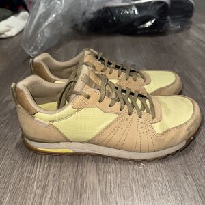Oboz Bozeman Tortilla Low Hiking Sneakers Shoe Women's 9.5 Waterproof Yellow Tan